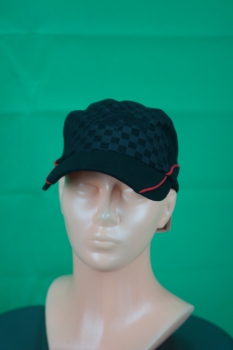 Boss Hoss Basecap checkered flag black Horse